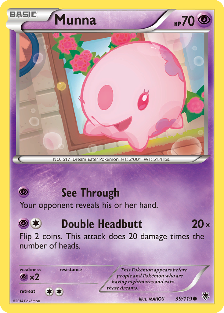 Munna (39/119) [XY: Phantom Forces] | Game Haven TX