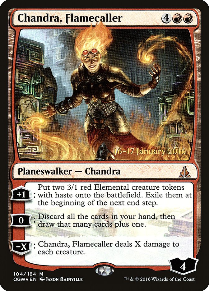 Chandra, Flamecaller [Oath of the Gatewatch Promos] | Game Haven TX