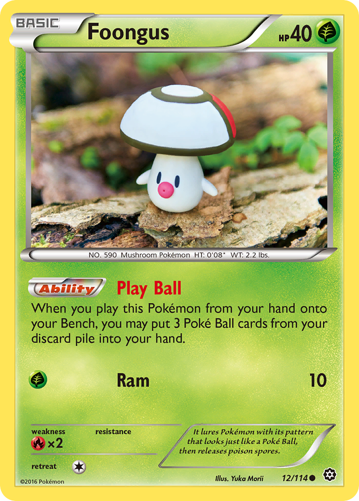 Foongus (12/114) [XY: Steam Siege] | Game Haven TX