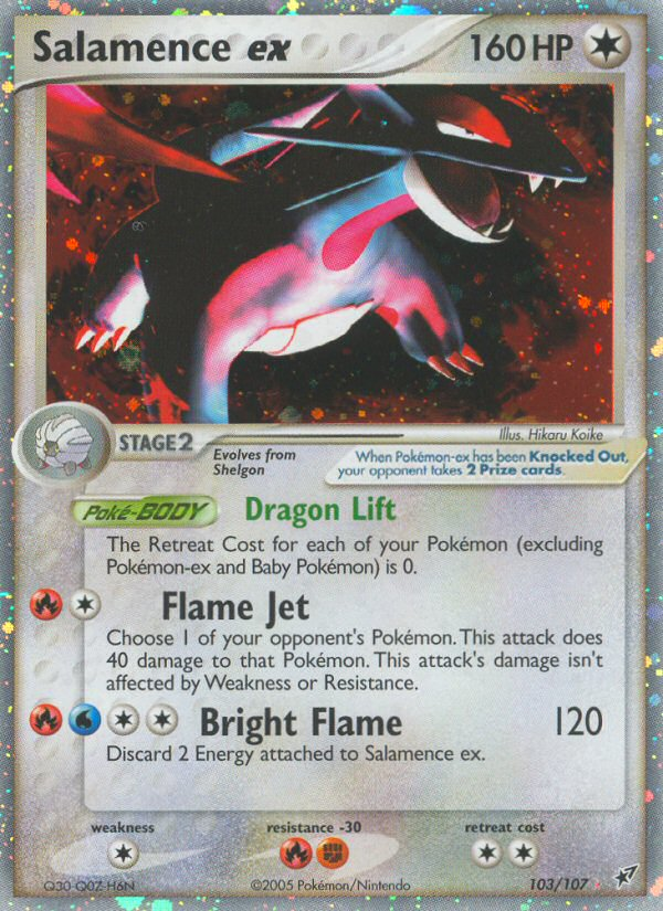 Salamence ex (103/107) [EX: Deoxys] | Game Haven TX