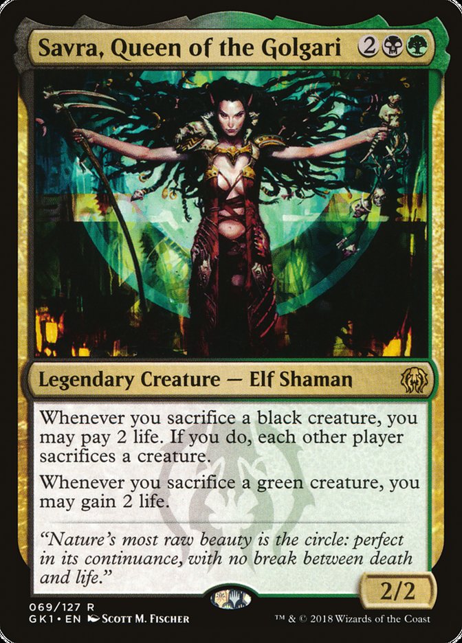 Savra, Queen of the Golgari [GRN Guild Kit] | Game Haven TX