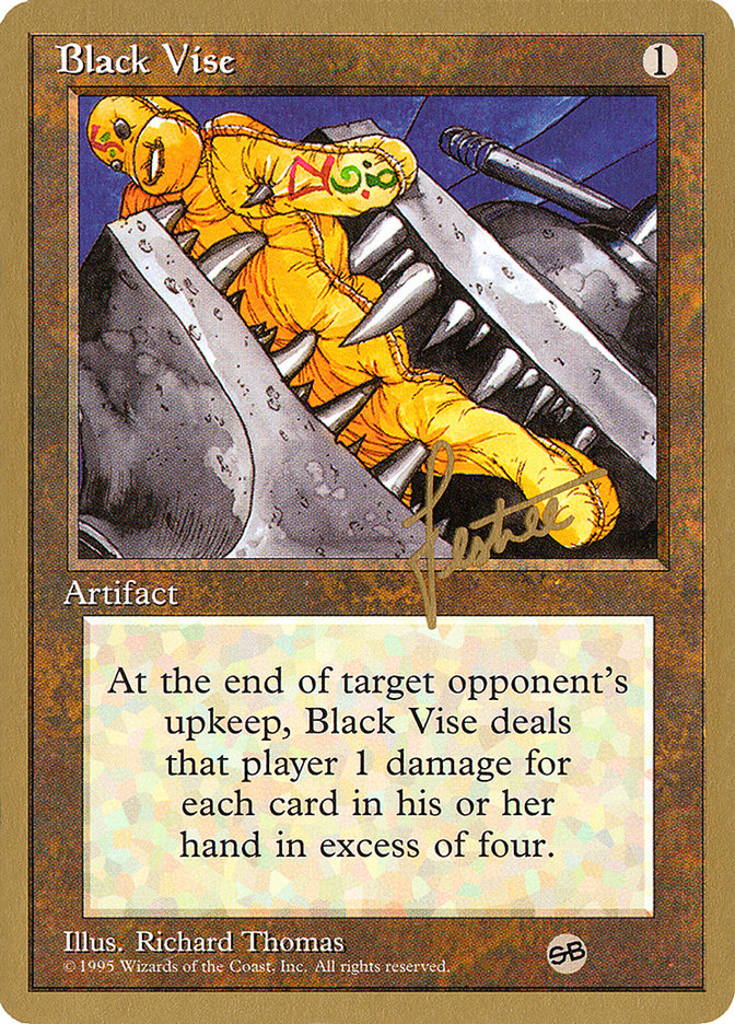 Black Vise (Bertrand Lestree) (SB) [Pro Tour Collector Set] | Game Haven TX