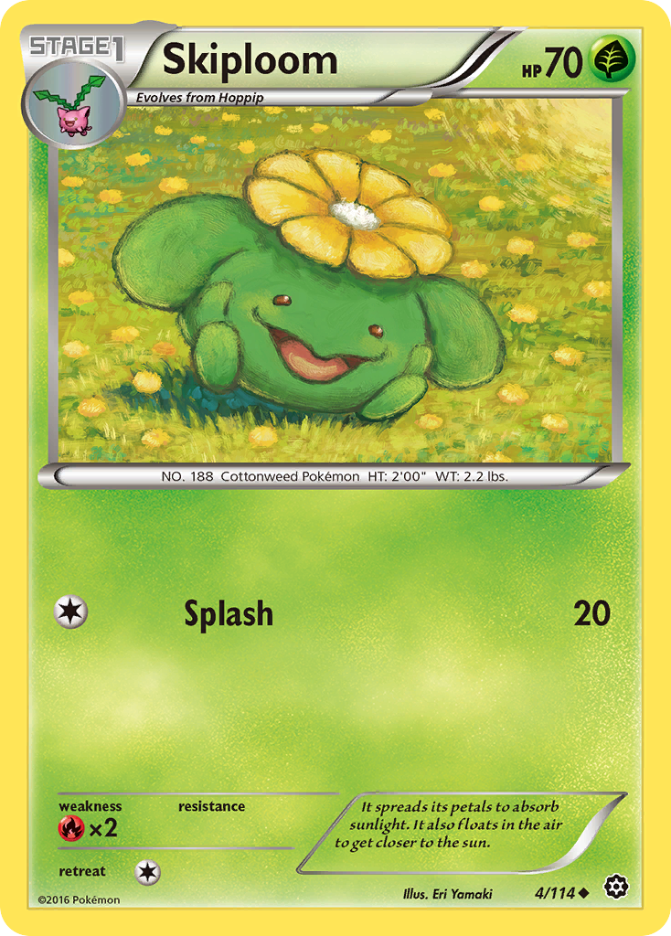Skiploom (4/114) [XY: Steam Siege] | Game Haven TX