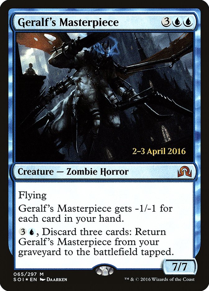 Geralf's Masterpiece [Shadows over Innistrad Promos] | Game Haven TX