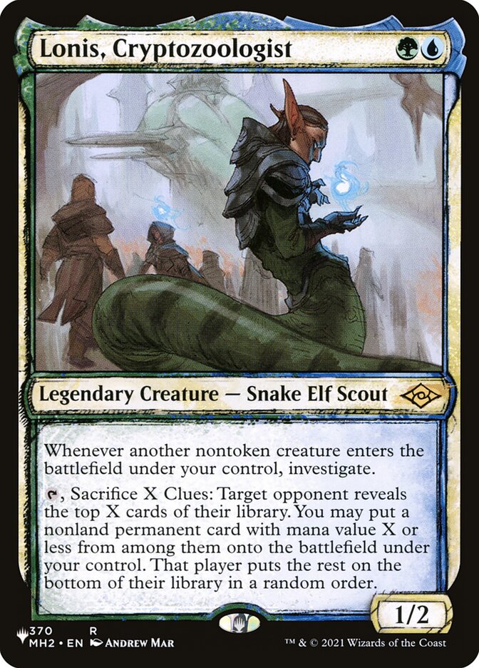 Lonis, Cryptozoologist (Showcase) [The List] | Game Haven TX
