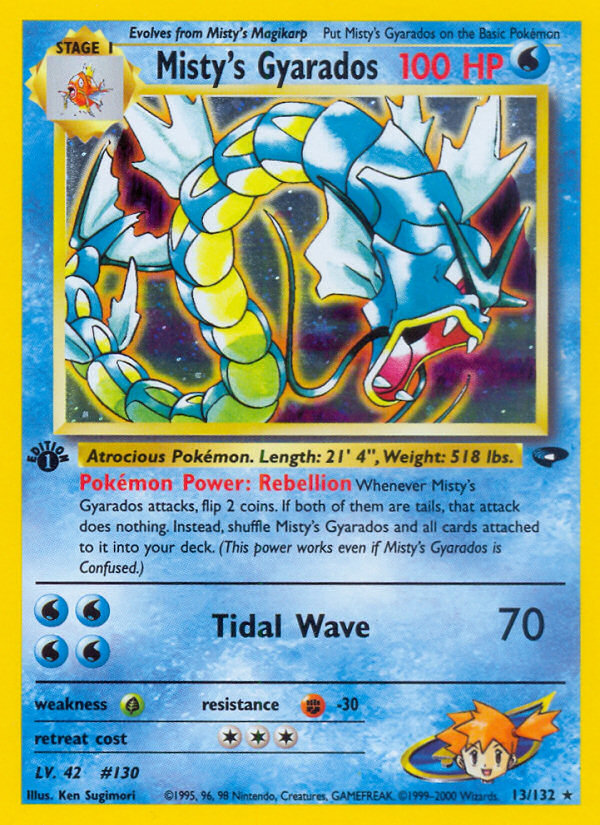 Misty's Gyarados (13/132) [Gym Challenge 1st Edition] | Game Haven TX