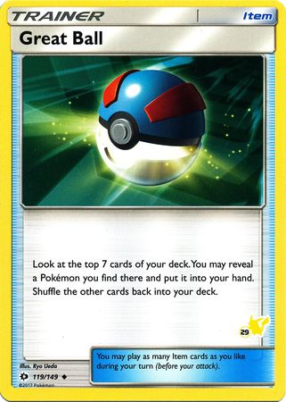 Great Ball (119/149) (Pikachu Stamp #29) [Battle Academy 2020] | Game Haven TX