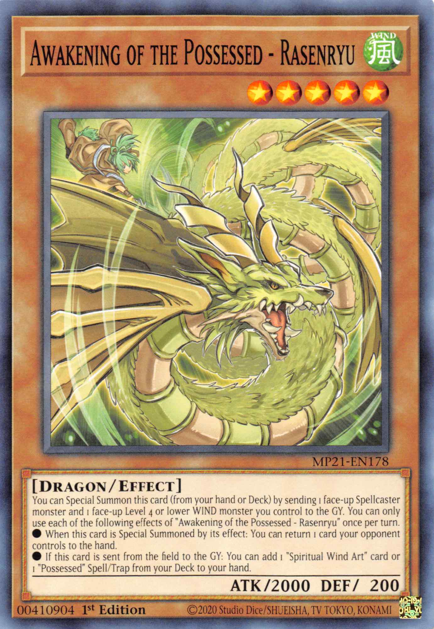 Awakening of the Possessed - Rasenryu [MP21-EN178] Common | Game Haven TX