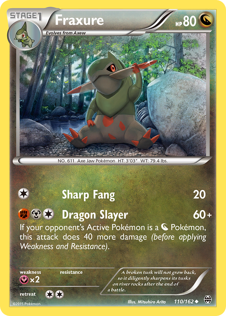 Fraxure (110/162) [XY: BREAKthrough] | Game Haven TX