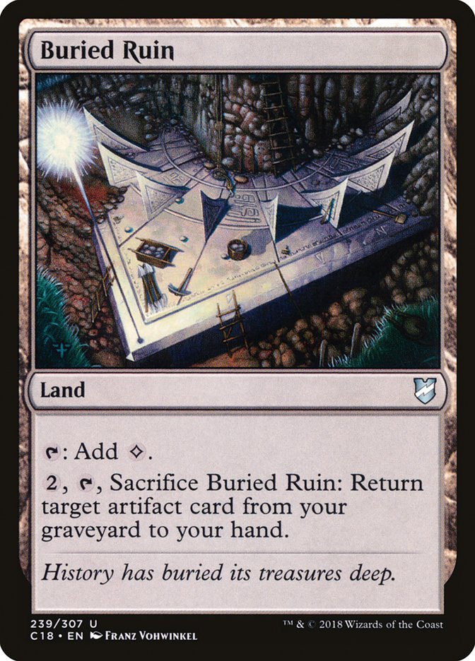 Buried Ruin [Commander 2018] | Game Haven TX