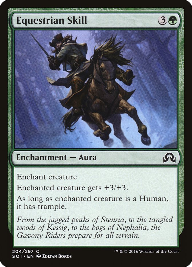 Equestrian Skill [Shadows over Innistrad] | Game Haven TX