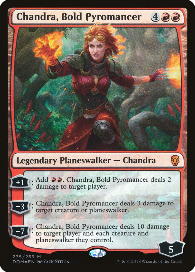 Chandra, Bold Pyromancer [Dominaria] | Game Haven TX