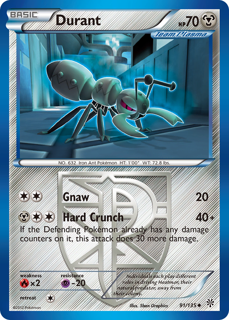 Durant (91/135) [Black & White: Plasma Storm] | Game Haven TX