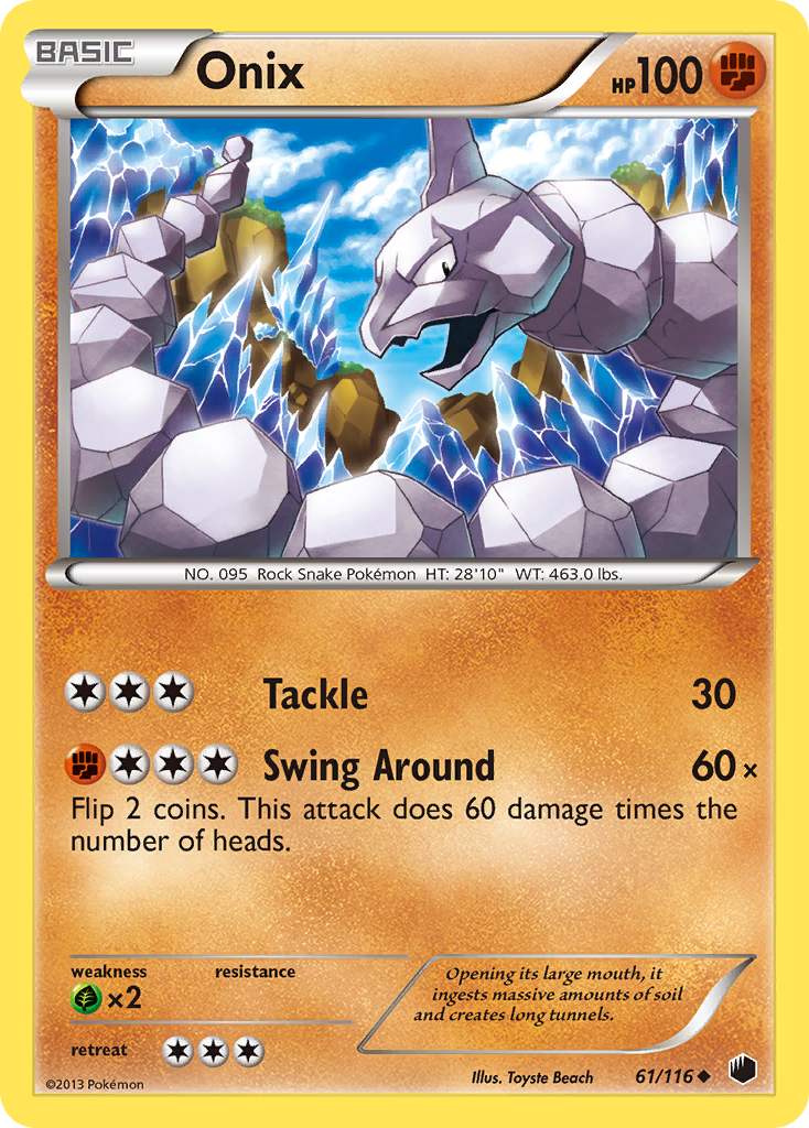 Onix (61/116) [Black & White: Plasma Freeze] | Game Haven TX