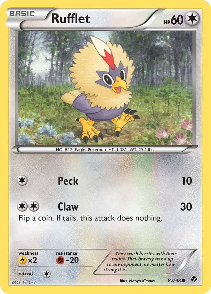 Rufflet (87/98) [Black & White: Emerging Powers] | Game Haven TX