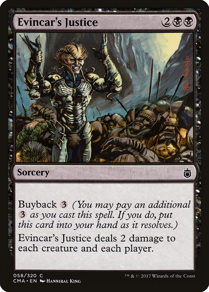 Evincar's Justice [Commander Anthology] | Game Haven TX