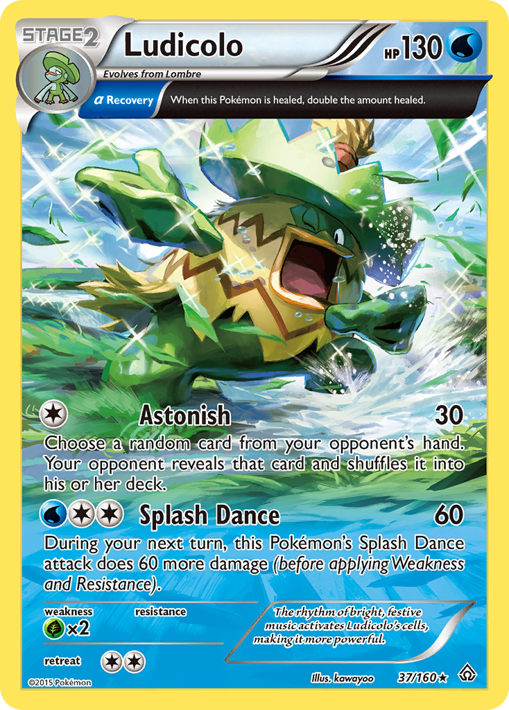 Ludicolo (37/160) [XY: Primal Clash] | Game Haven TX