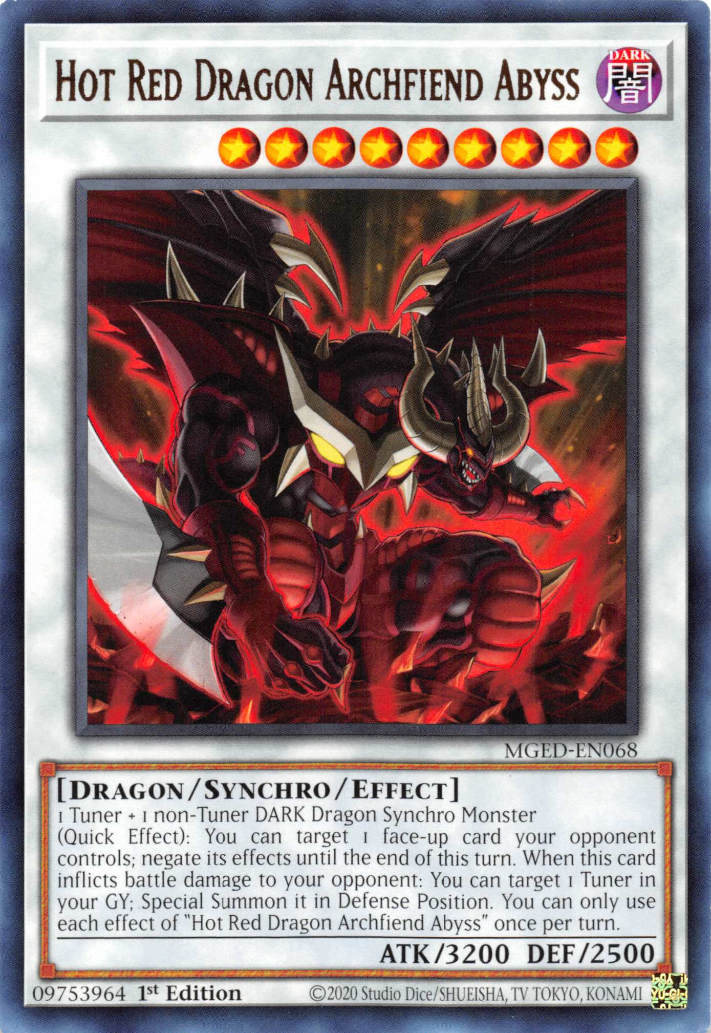 Hot Red Dragon Archfiend Abyss [MGED-EN068] Rare | Game Haven TX