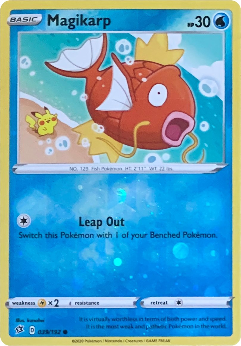 Magikarp (039/192) (Reverse Cosmos Holo) [Sword & Shield: Rebel Clash] | Game Haven TX