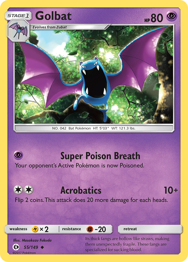 Golbat (55/149) [Sun & Moon: Base Set] | Game Haven TX