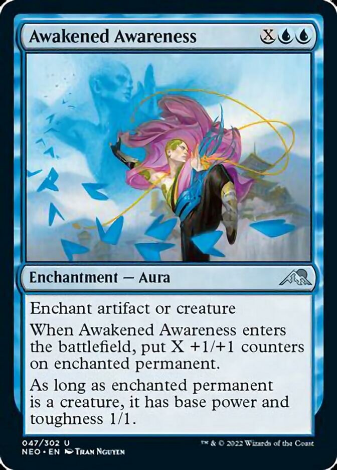 Awakened Awareness [Kamigawa: Neon Dynasty] | Game Haven TX