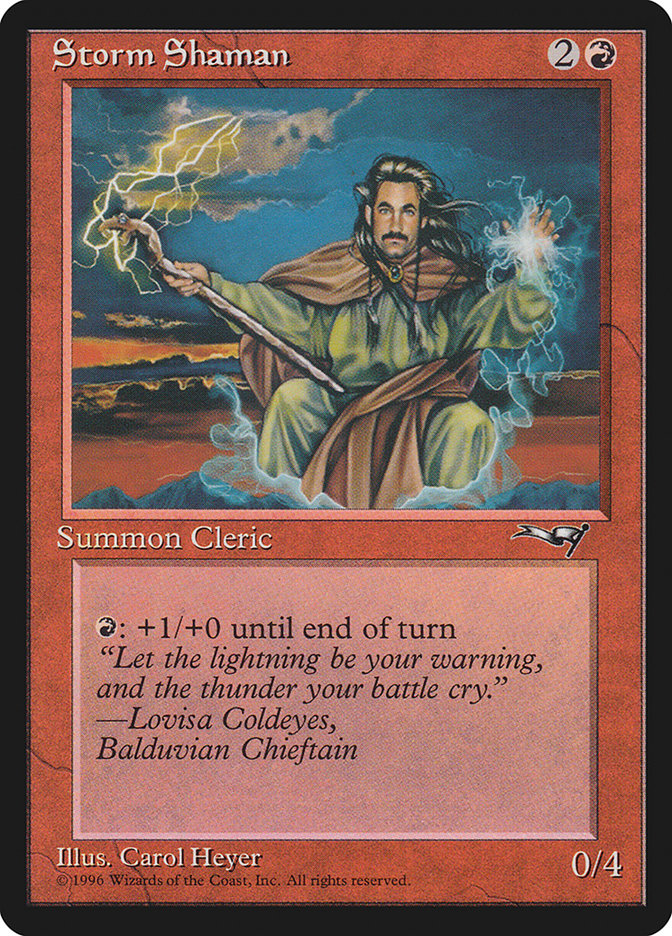 Storm Shaman (Male) [Alliances] | Game Haven TX