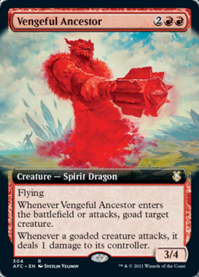 Vengeful Ancestor (Extended) [Dungeons & Dragons: Adventures in the Forgotten Realms Commander] | Game Haven TX