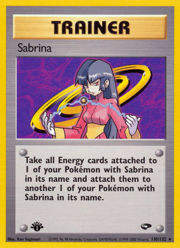 Sabrina (110/132) [Gym Challenge 1st Edition] | Game Haven TX
