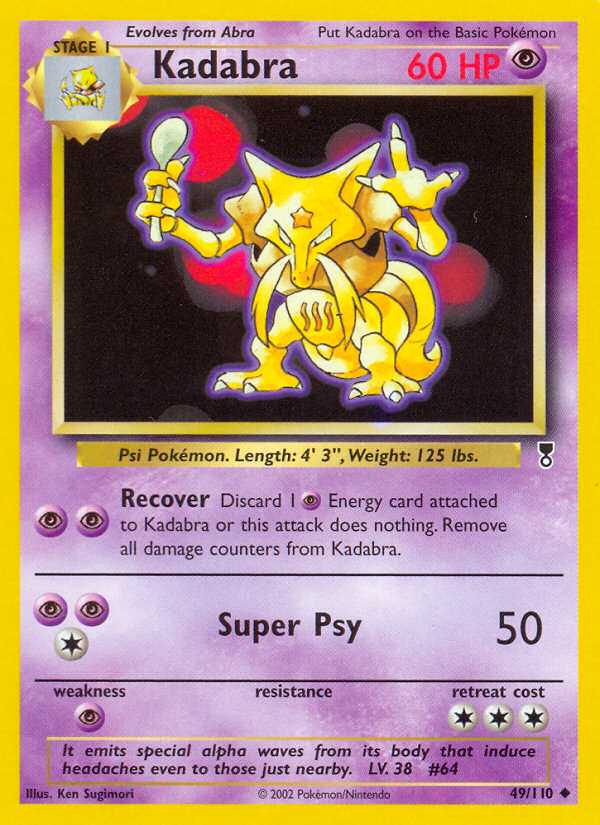 Kadabra (49/110) [Legendary Collection] | Game Haven TX