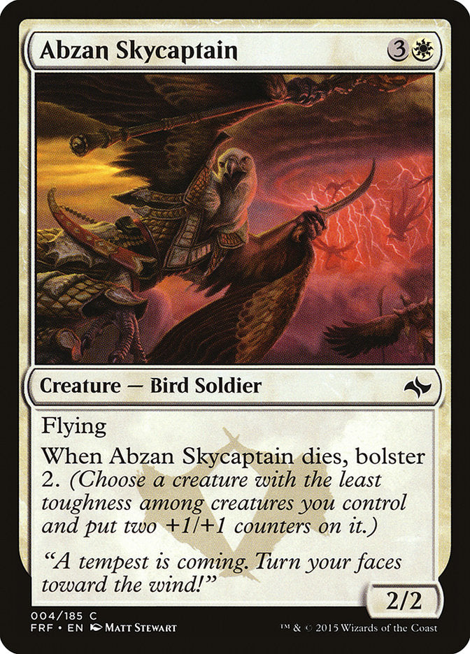 Abzan Skycaptain [Fate Reforged] | Game Haven TX
