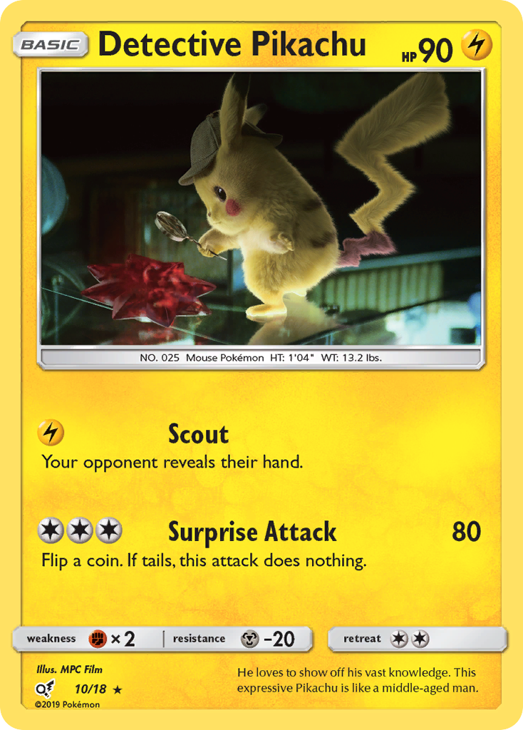 Detective Pikachu (10/18) [Sun & Moon: Detective Pikachu] | Game Haven TX