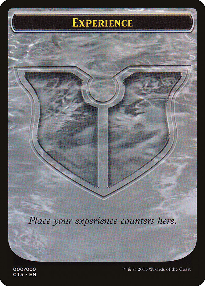 Experience Double-Sided Token [Commander 2015 Tokens] | Game Haven TX
