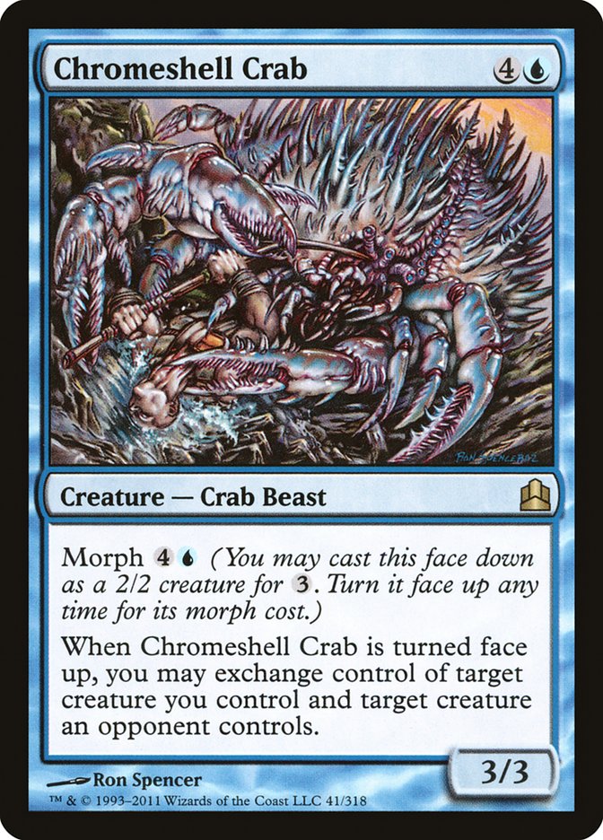 Chromeshell Crab [Commander 2011] | Game Haven TX