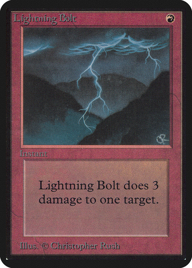 Lightning Bolt [Limited Edition Alpha] | Game Haven TX