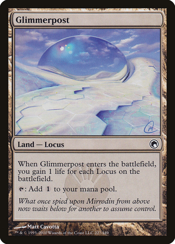 Glimmerpost [Scars of Mirrodin] | Game Haven TX