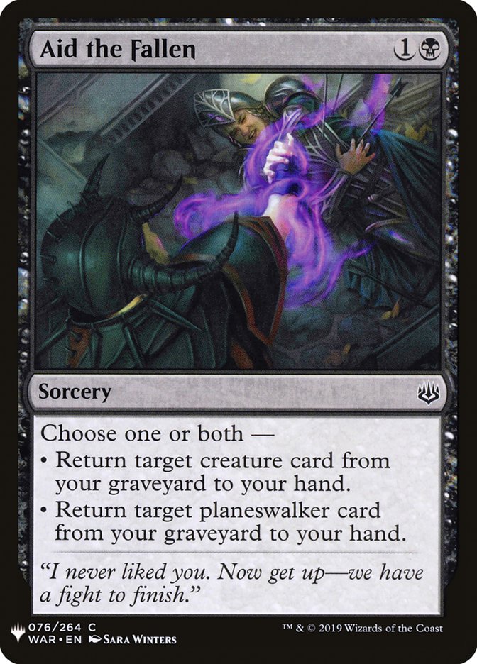 Aid the Fallen [Mystery Booster] | Game Haven TX