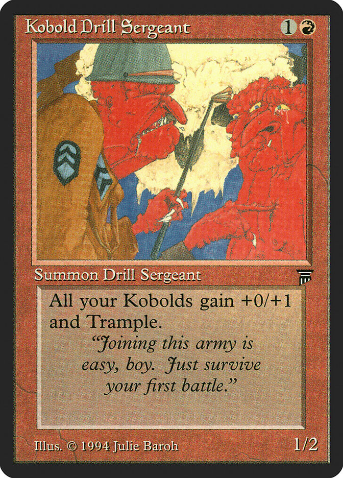 Kobold Drill Sergeant [Legends] | Game Haven TX
