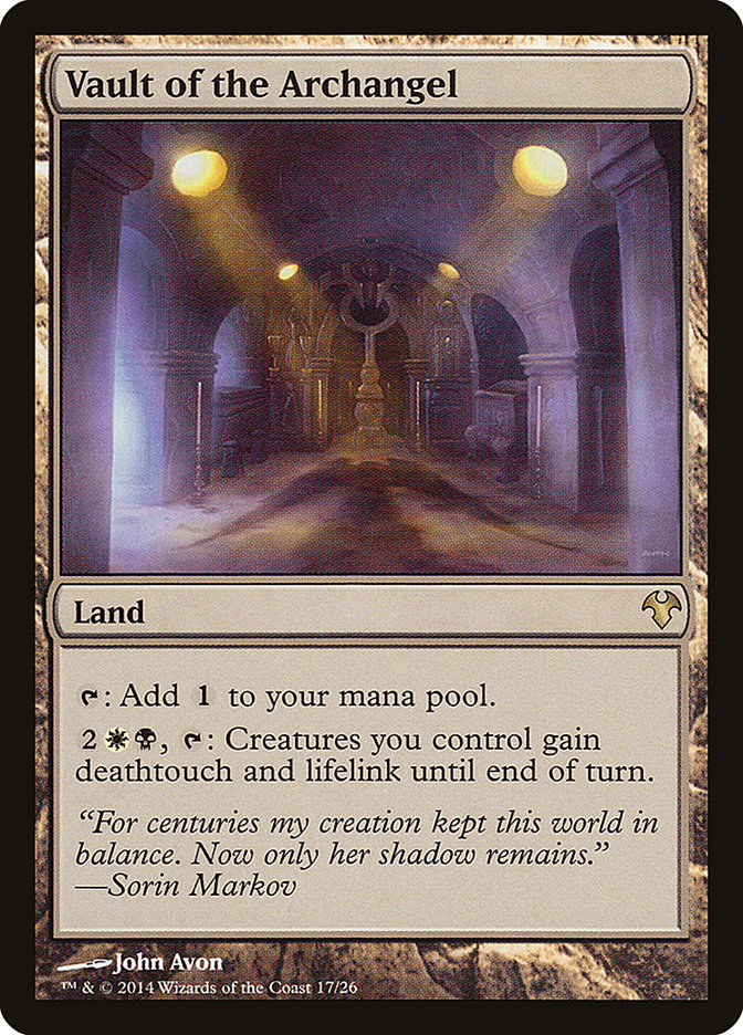 Vault of the Archangel [Modern Event Deck 2014] | Game Haven TX