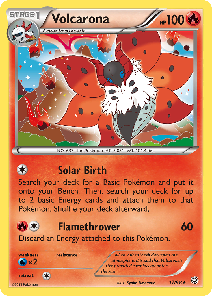Volcarona (17/98) [XY: Ancient Origins] | Game Haven TX