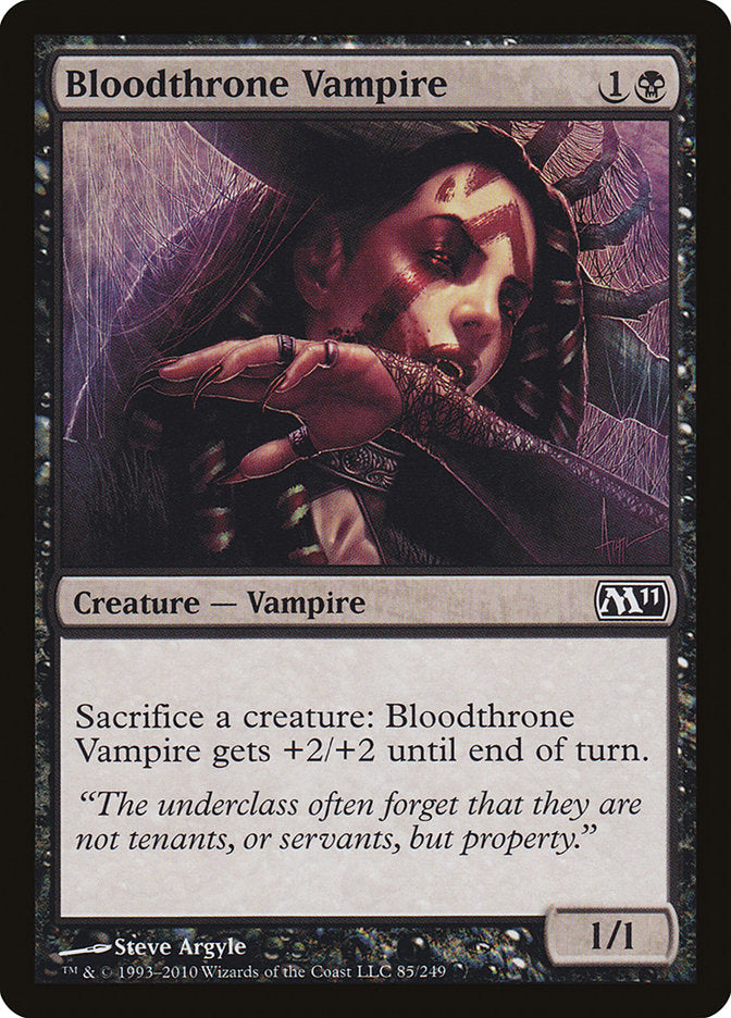 Bloodthrone Vampire [Magic 2011] | Game Haven TX