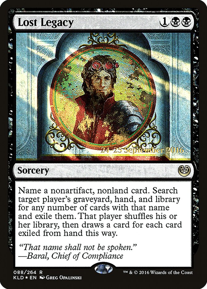 Lost Legacy [Kaladesh Promos] | Game Haven TX