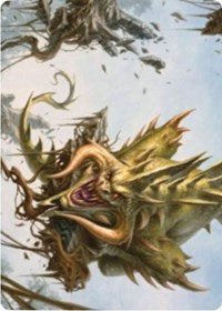 Canopy Baloth Art Card [Zendikar Rising Art Series] | Game Haven TX