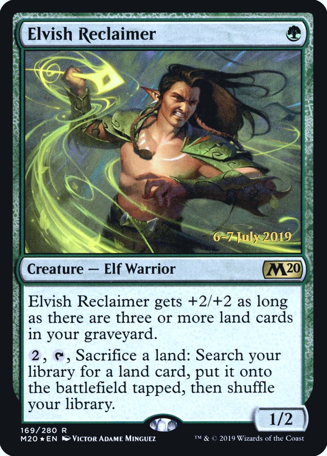 Elvish Reclaimer [Core Set 2020 Promos] | Game Haven TX