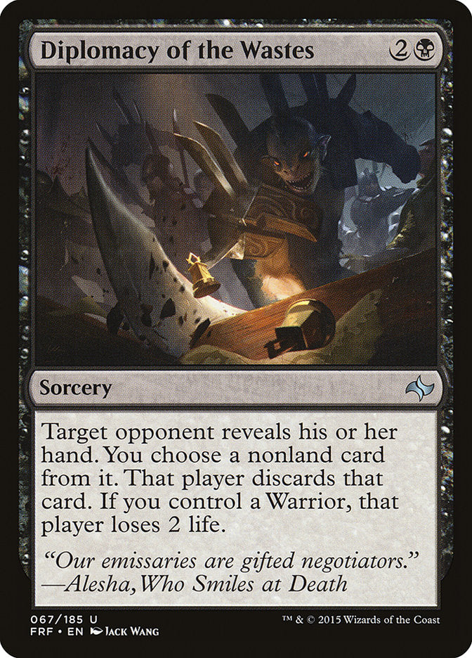 Diplomacy of the Wastes [Fate Reforged] | Game Haven TX
