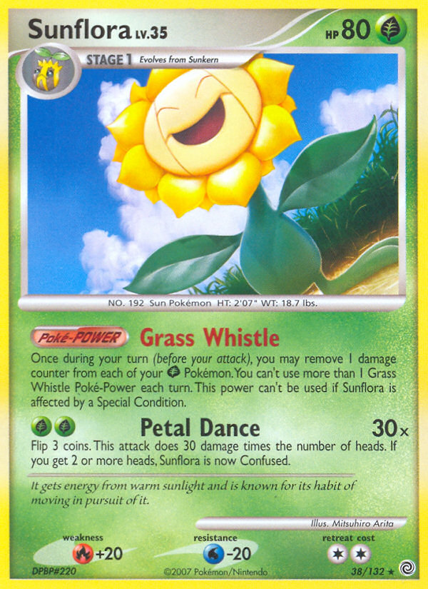 Sunflora (38/132) [Diamond & Pearl: Secret Wonders] | Game Haven TX