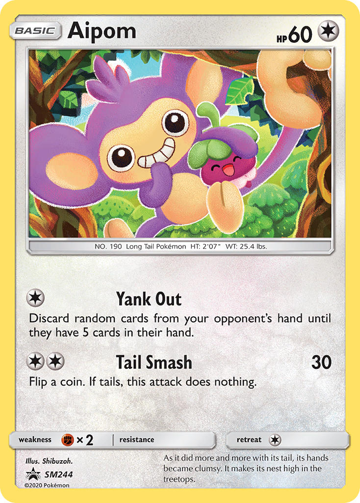 Aipom (SM244) [Sun & Moon: Black Star Promos] | Game Haven TX