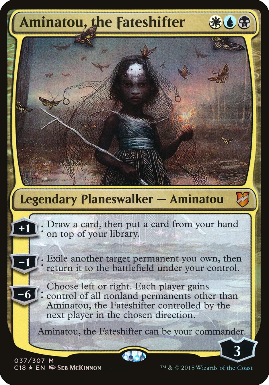 Aminatou, the Fateshifter (Commander 2018) [Commander 2018 Oversized] | Game Haven TX