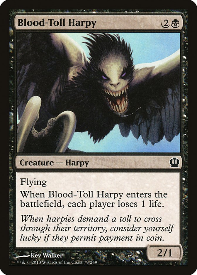 Blood-Toll Harpy [Theros] | Game Haven TX