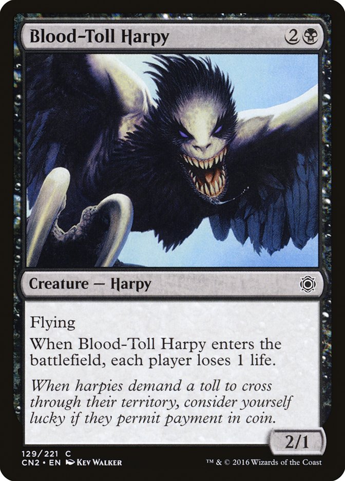 Blood-Toll Harpy [Conspiracy: Take the Crown] | Game Haven TX