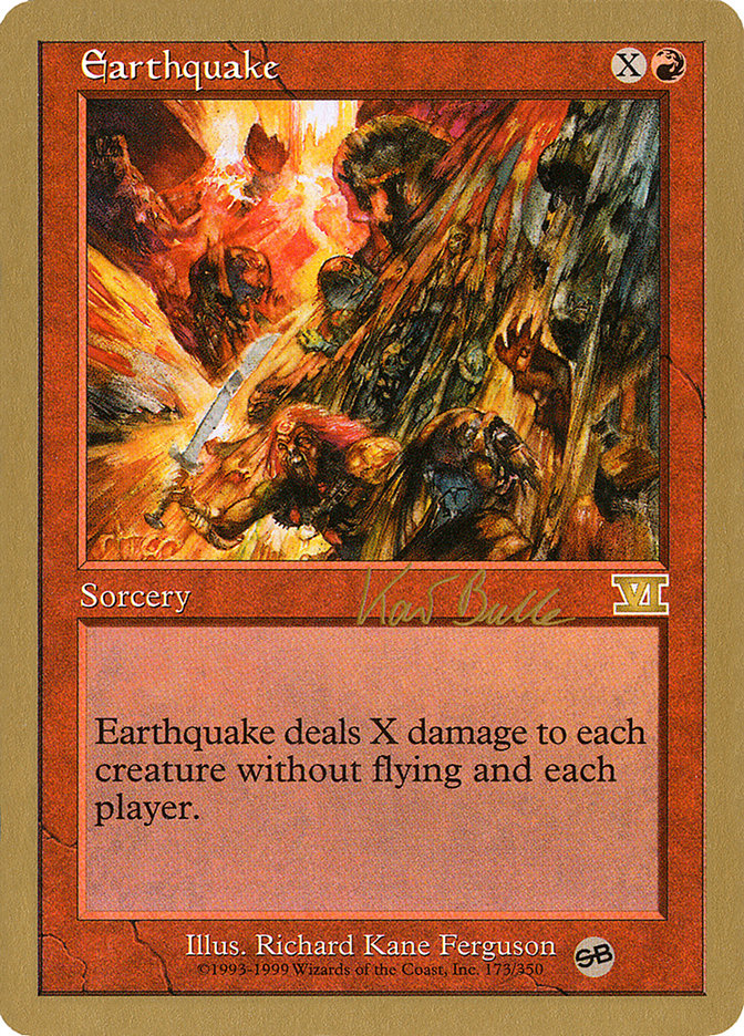 Earthquake (Kai Budde) (SB) [World Championship Decks 1999] | Game Haven TX